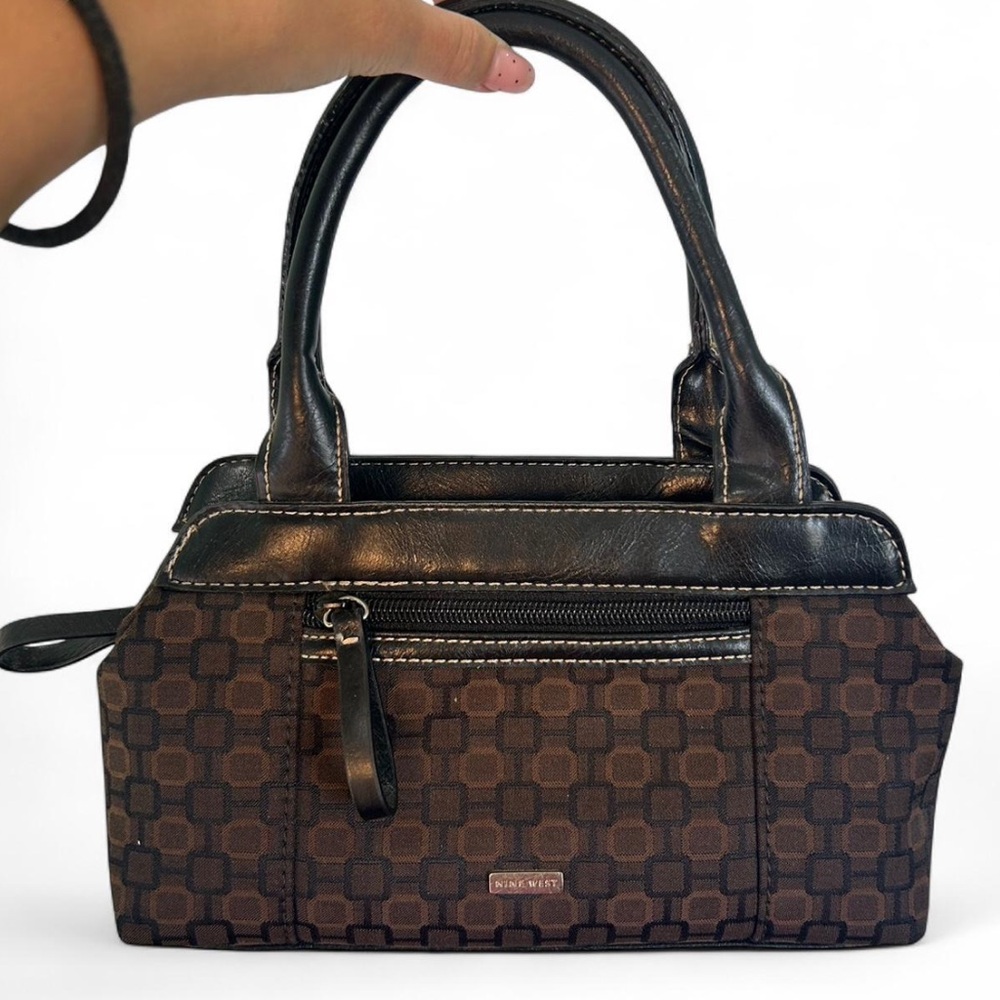 Nine West Brown and Black Mini Bag / Purse